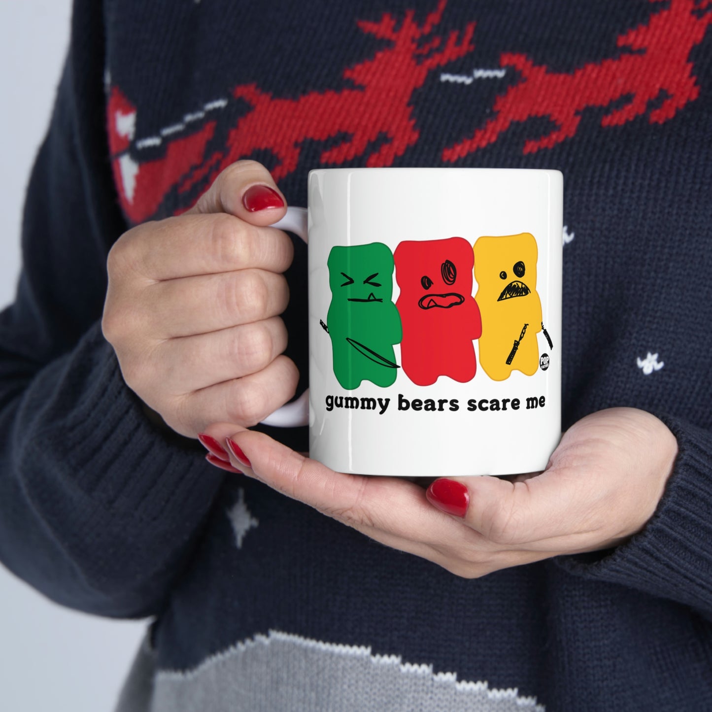 GUMMY BEARS SCARE ME COFFEE MUG