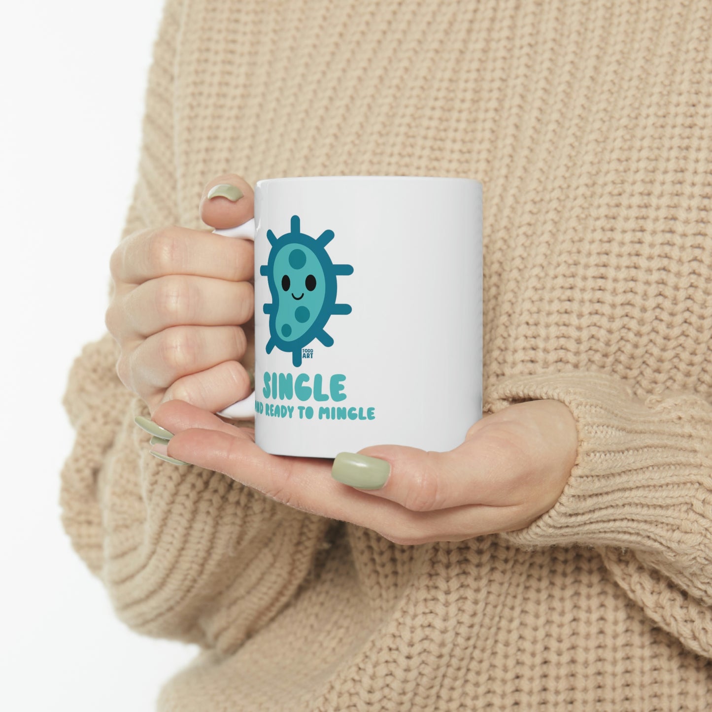 Single Ready To Mingle Cell Mug