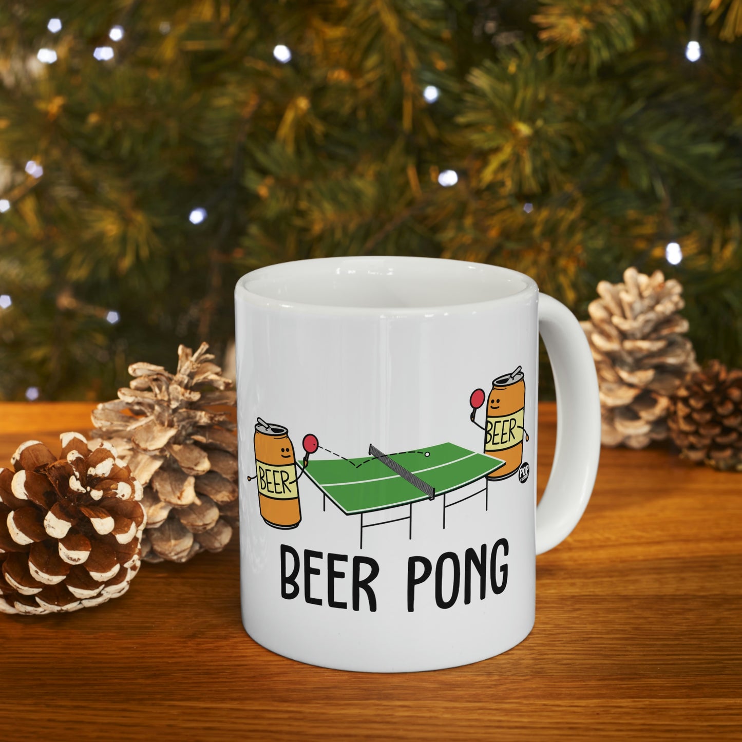 BEER PONG COFFEE MUG