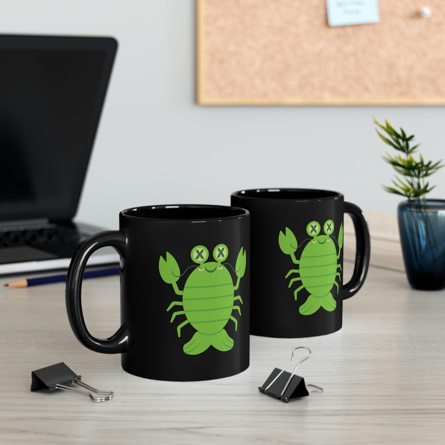 DEADIMALS LOBSTER COFFEE MUG - Halloween Edition