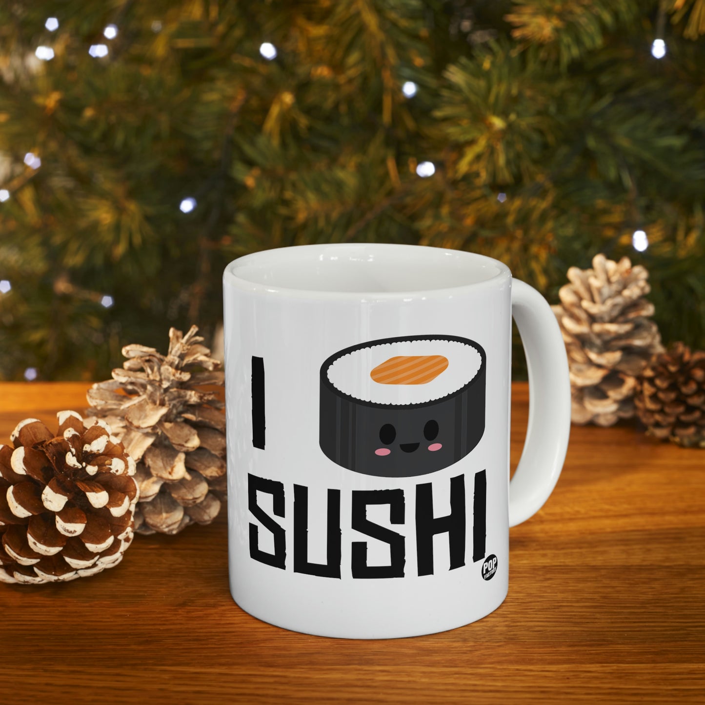 I LOVE SUSHI COFFEE MUG