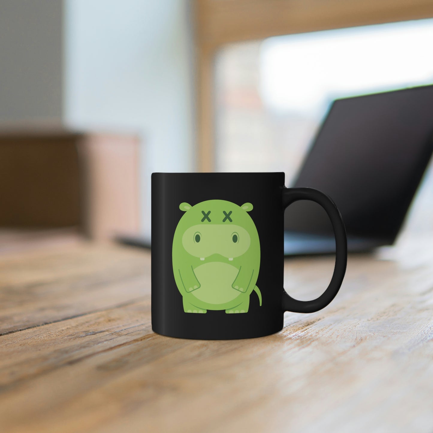 DEADIMALS HIPPO COFFEE MUG - Halloween Edition