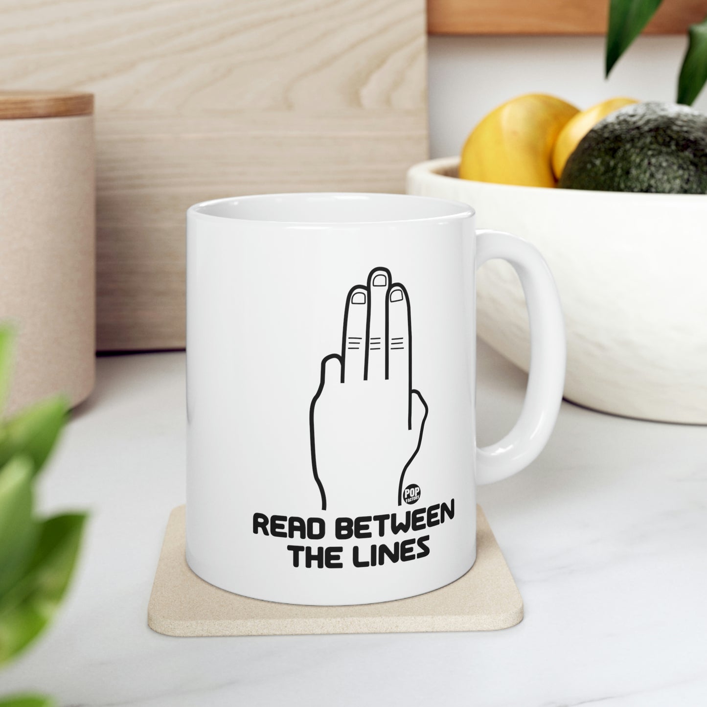 Read Between The Lines Mug