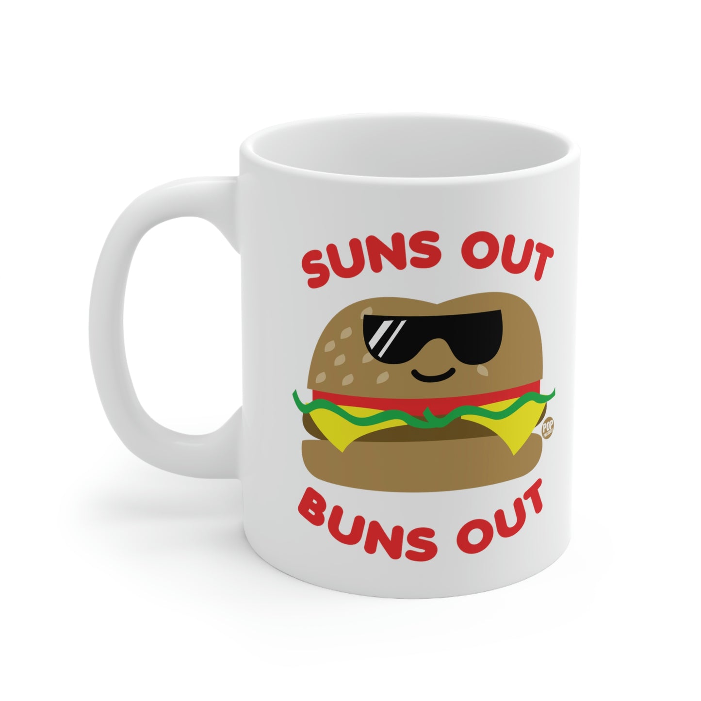 Suns Out Buns Out Burger Mug