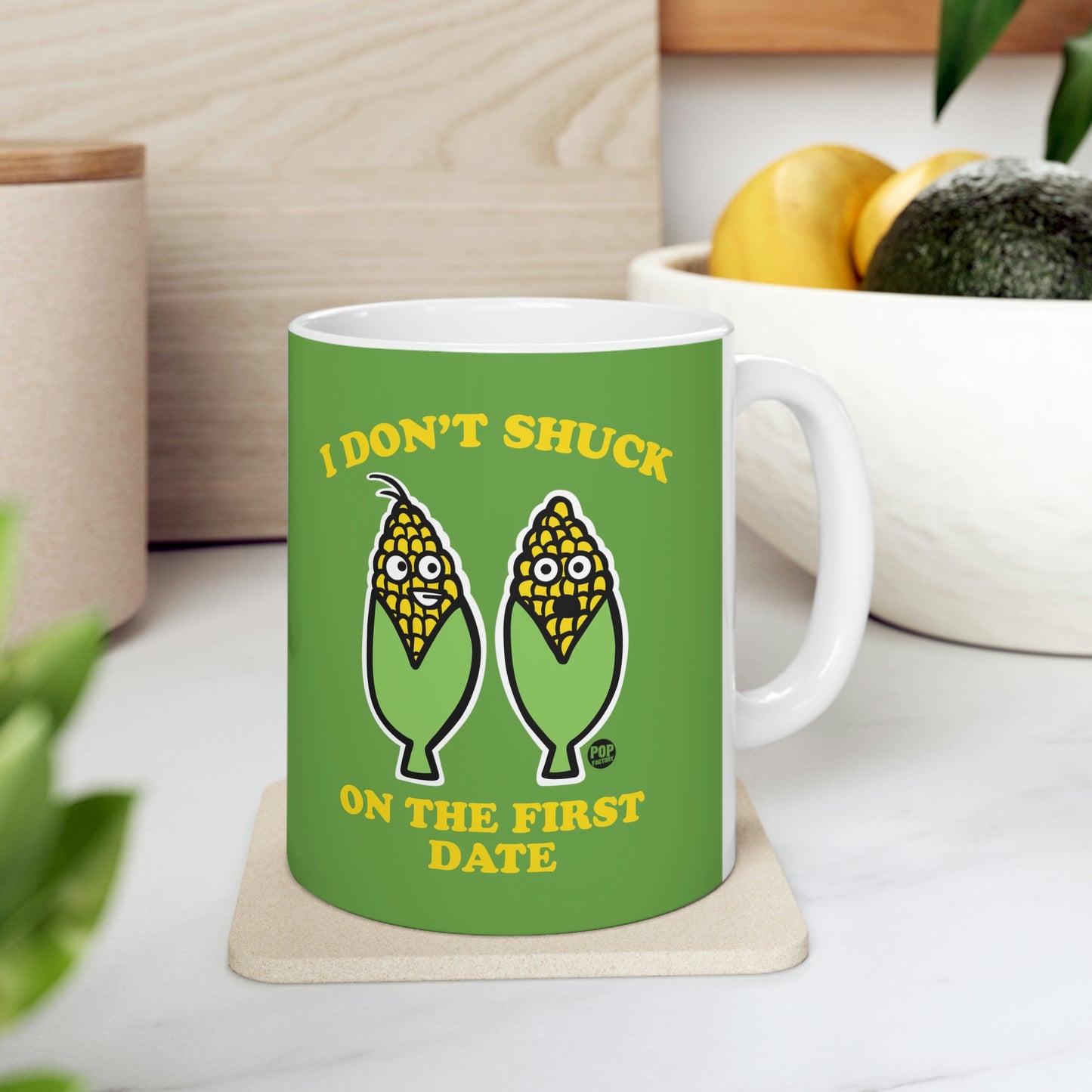 Shuck First Date Corn Mug