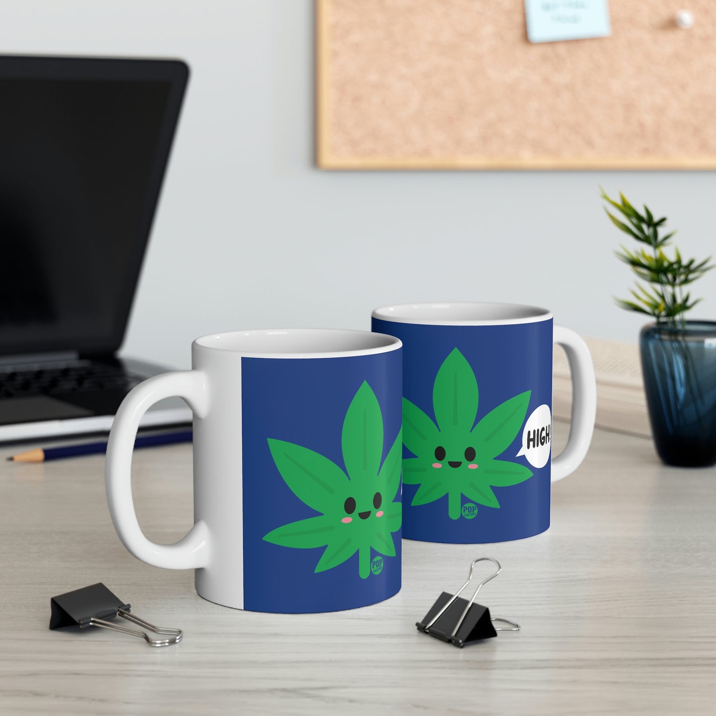 HIGH POT LEAF COFFEE MUG