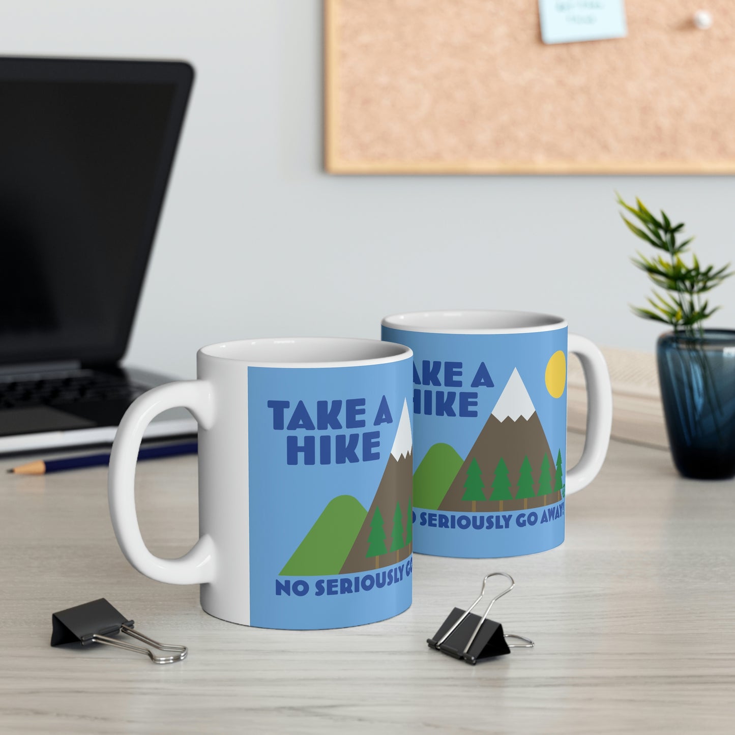 Take A Hike Leave Mug