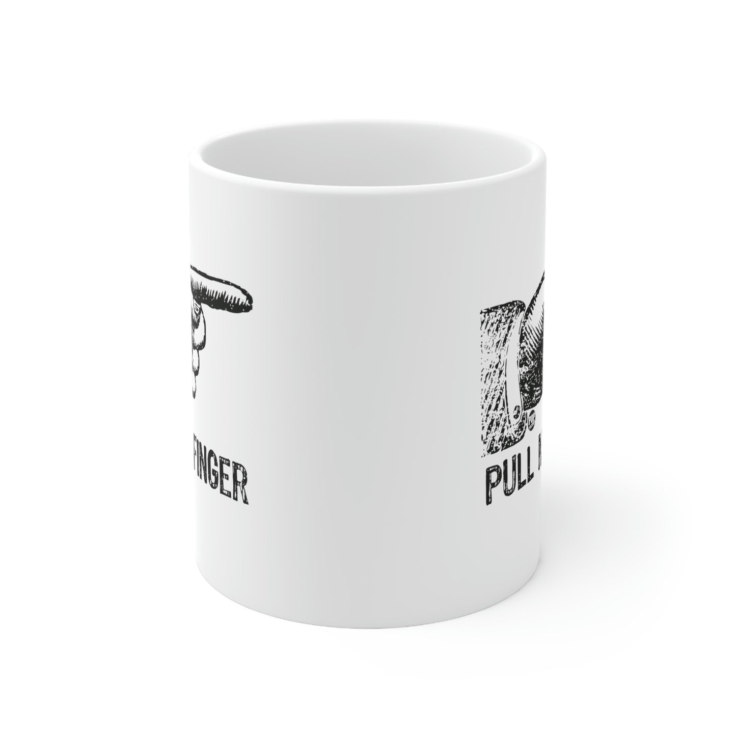 PULL MY FINGER COFFEE MUG