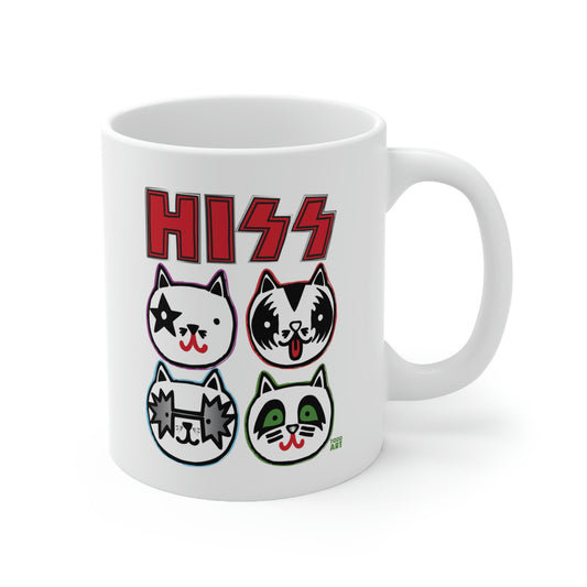 HISS KISS COFFEE MUG