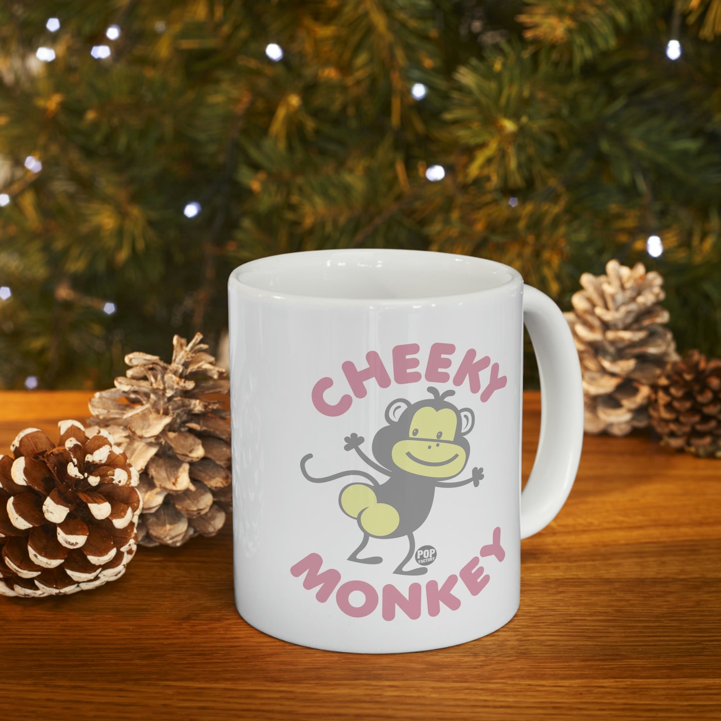 CHEEKY MONKEY BUTT COFFEE MUG