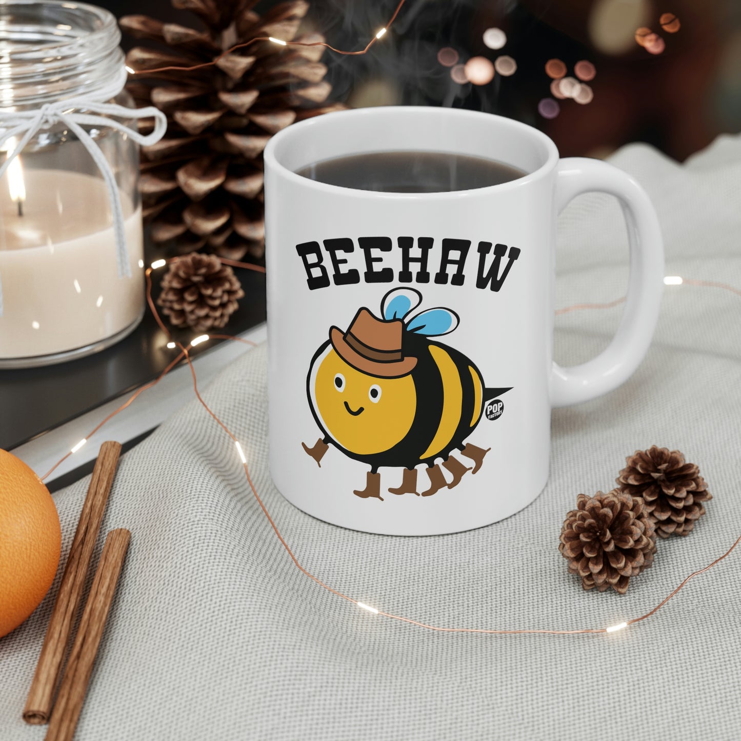 BEEHAW BEE COFFEE MUG