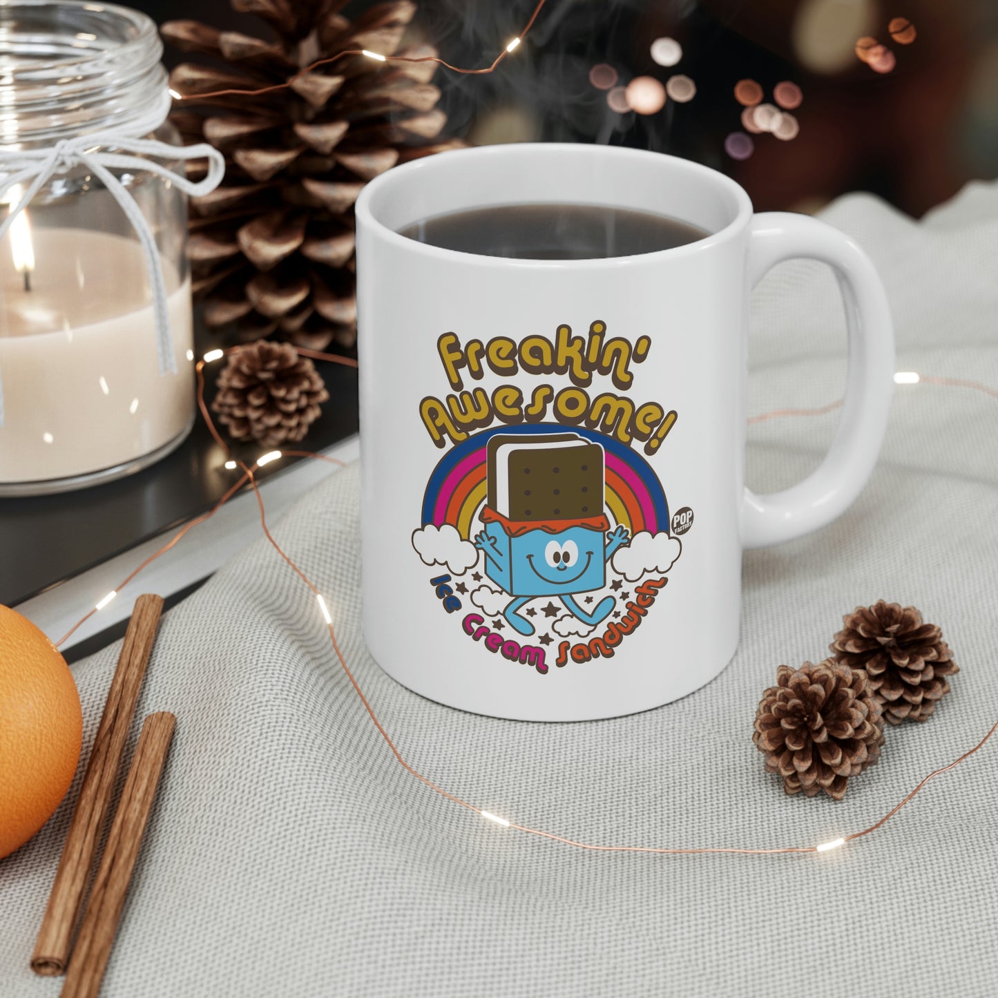 FUNSHINE-FREAKIN' AWESOME! ICE CREAM SANDWICH COFFEE MUG