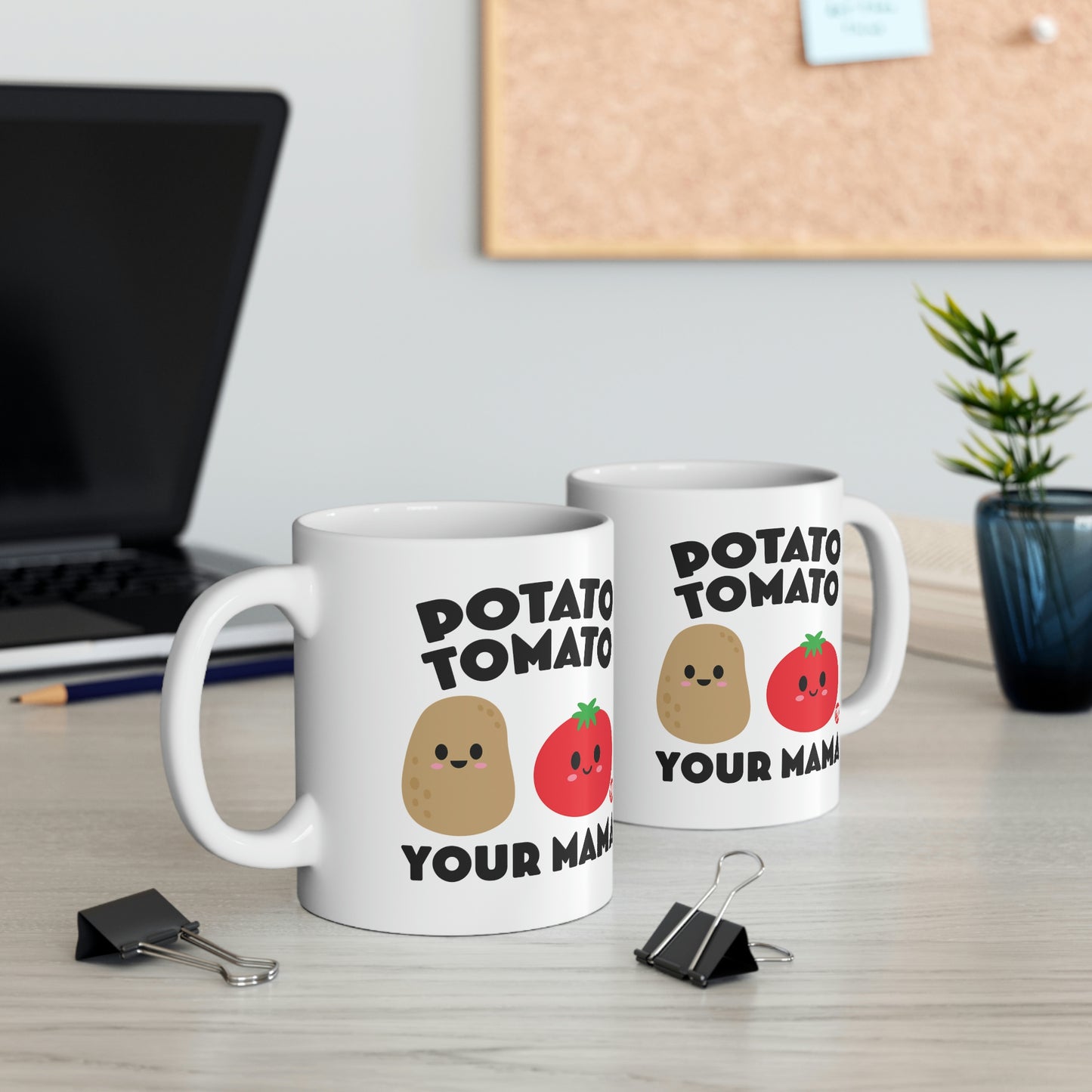 POTATO TOMATO COFFEE MUG