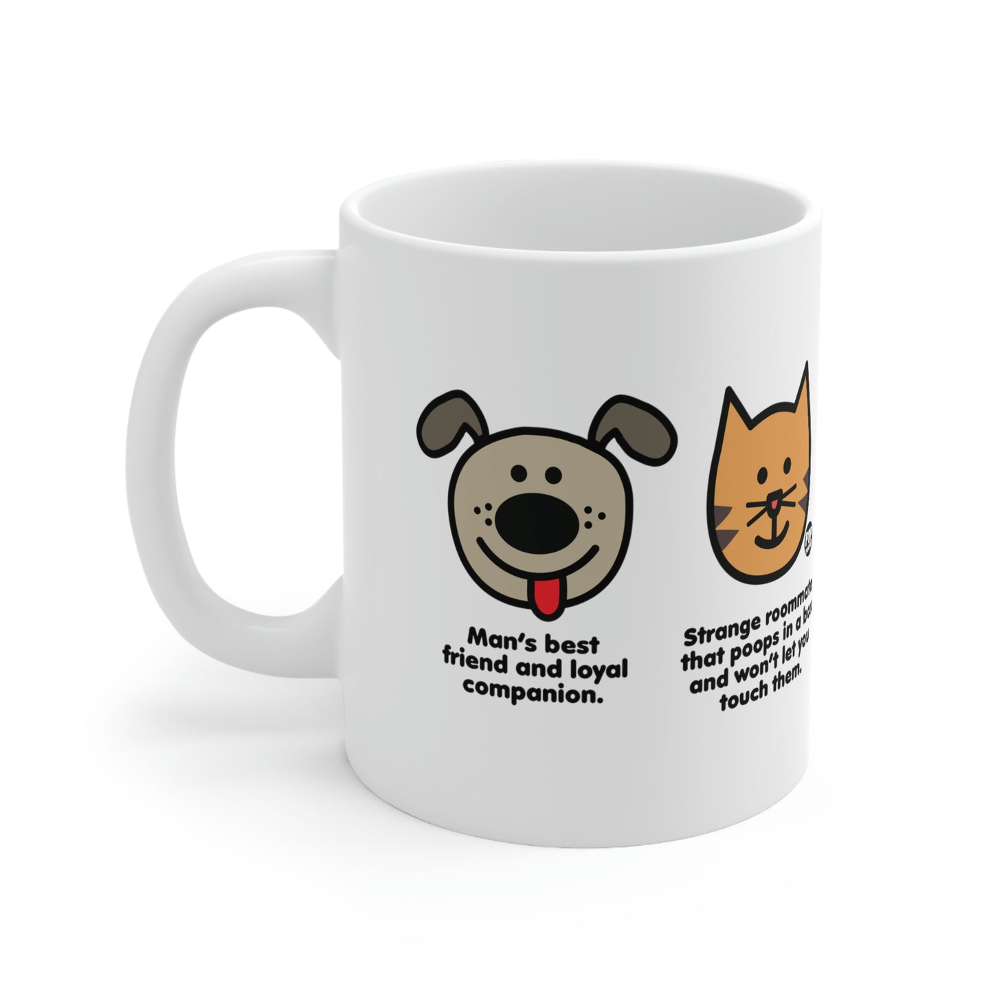 DOG VS. CAT COFFEE MUG