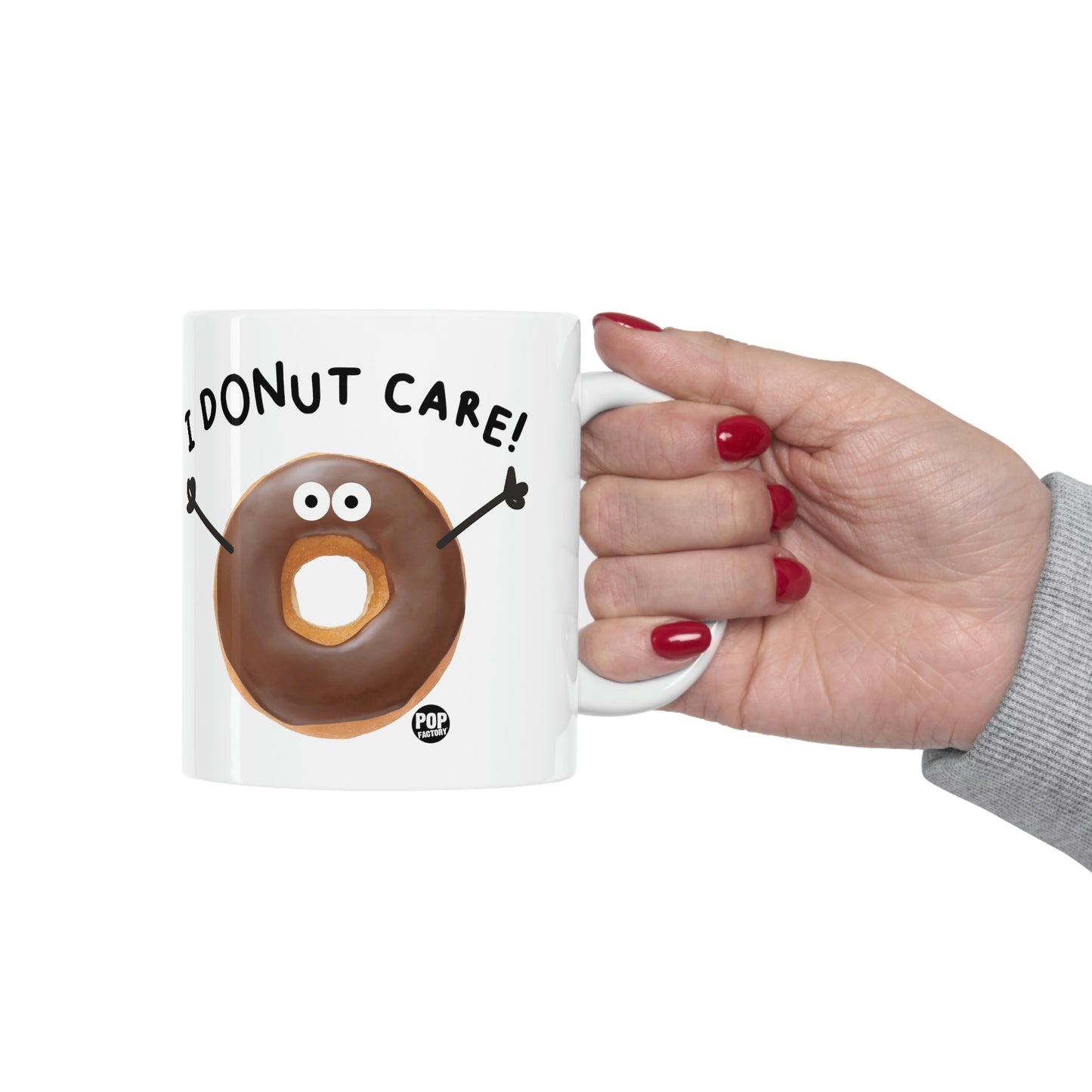 I DONUT CARE! COFFEE MUG