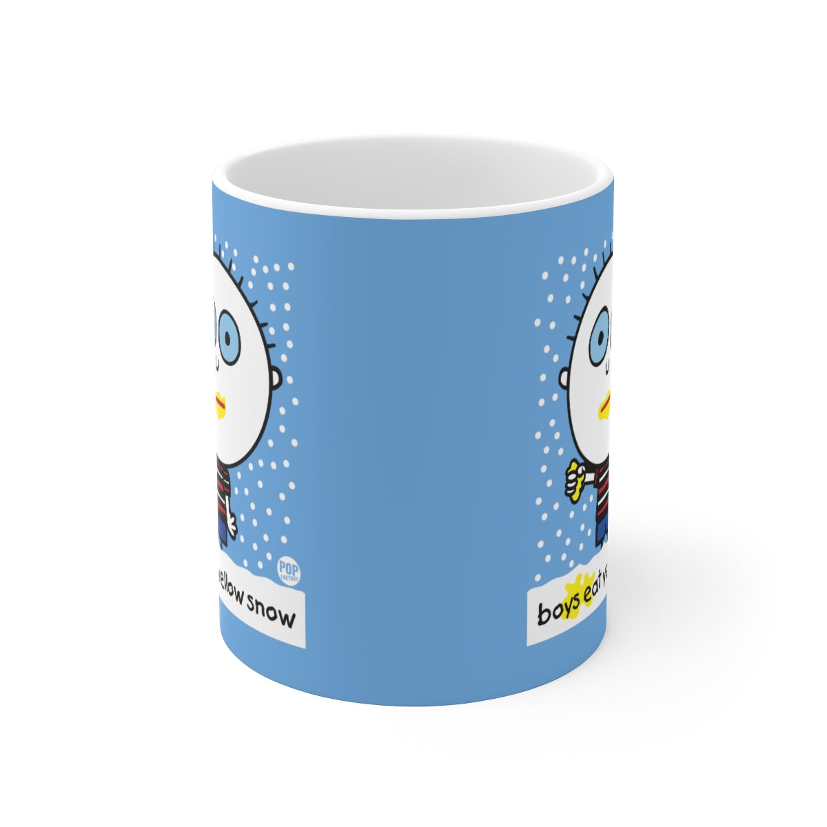 BOYS EAT YELLOW SNOW COFFEE MUG