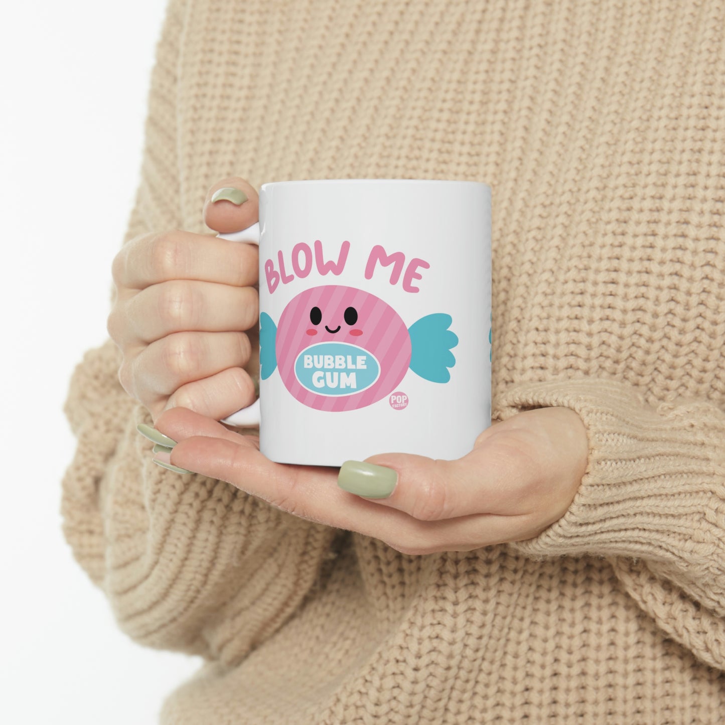 BLOW ME GUM COFFEE MUG