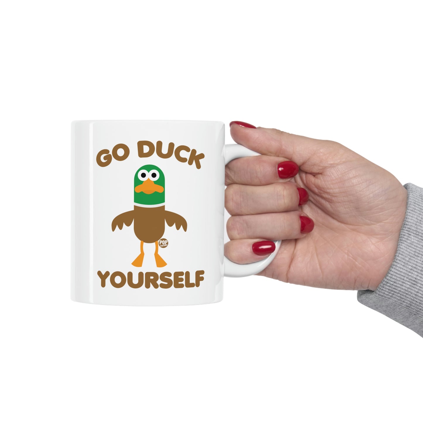 GO DUCK YOURSELF COFFEE MUG