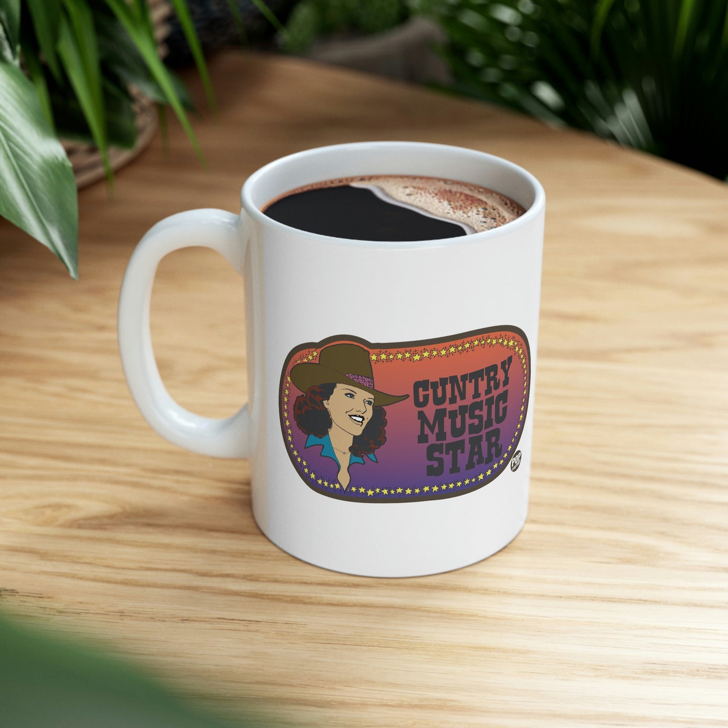 CUNTRY MUSIC STAR COFFEE MUG