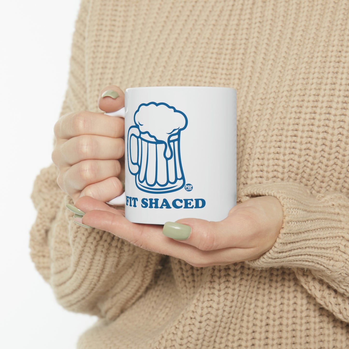 FIT SHACHED BEER COFFEE MUG