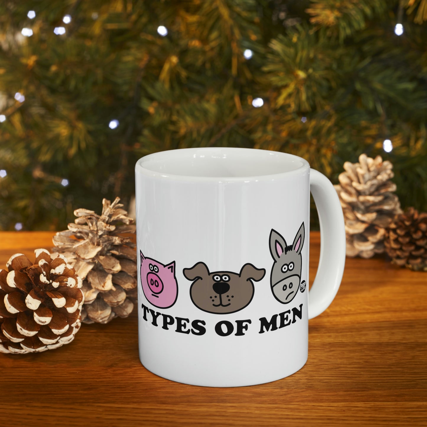 TYPES OF MEN PIG, DOG, ASS COFFEE MUG