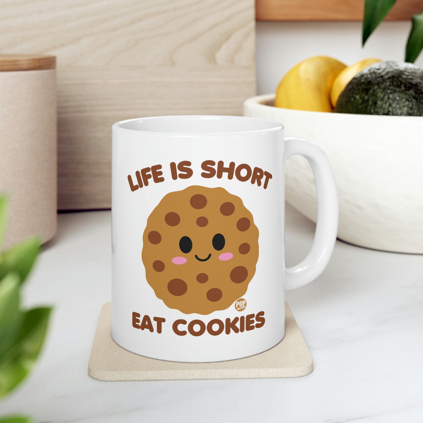 Life is Short, Eat Cookies Coffee Mug