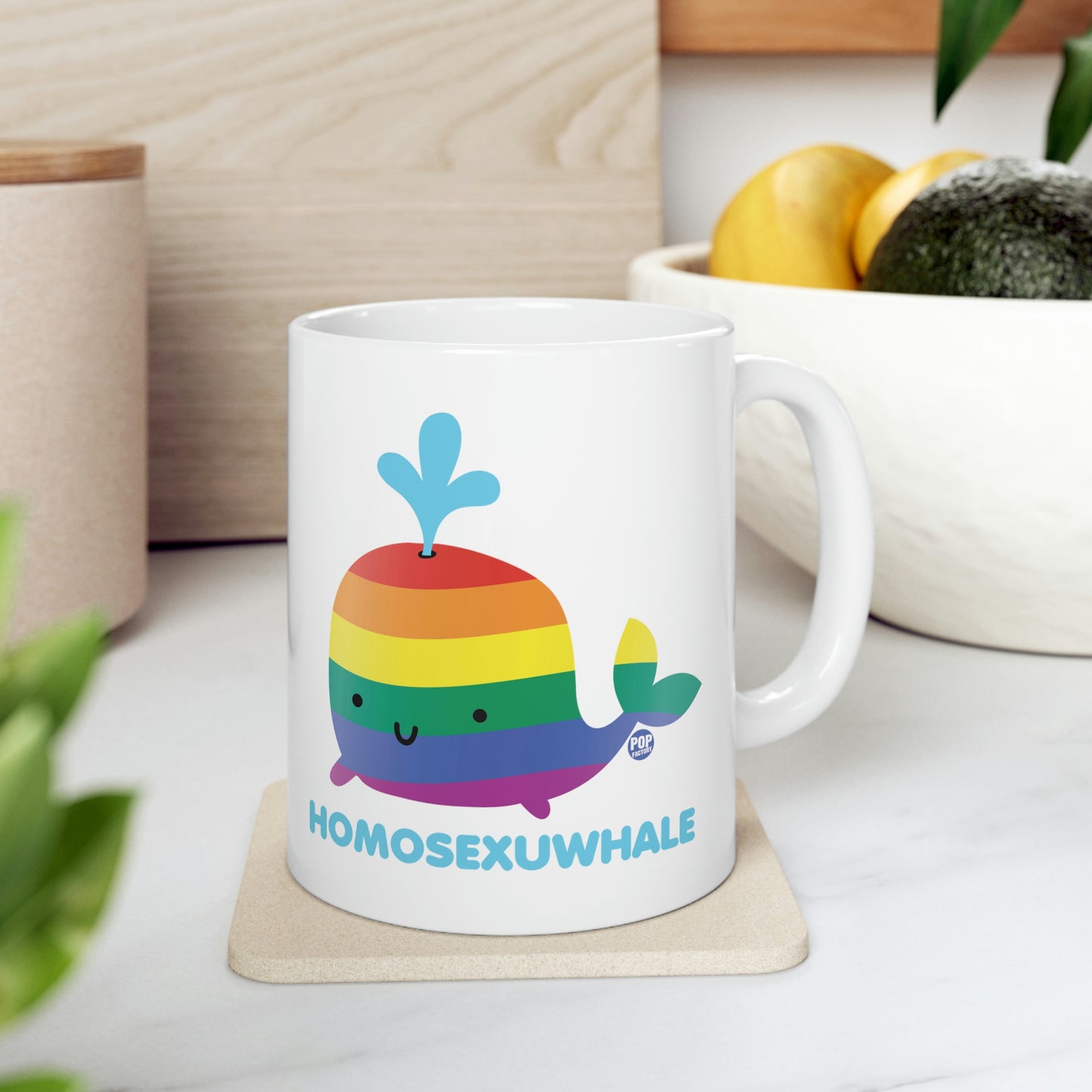 HOMOSEXUWHALE COFFEE MUG