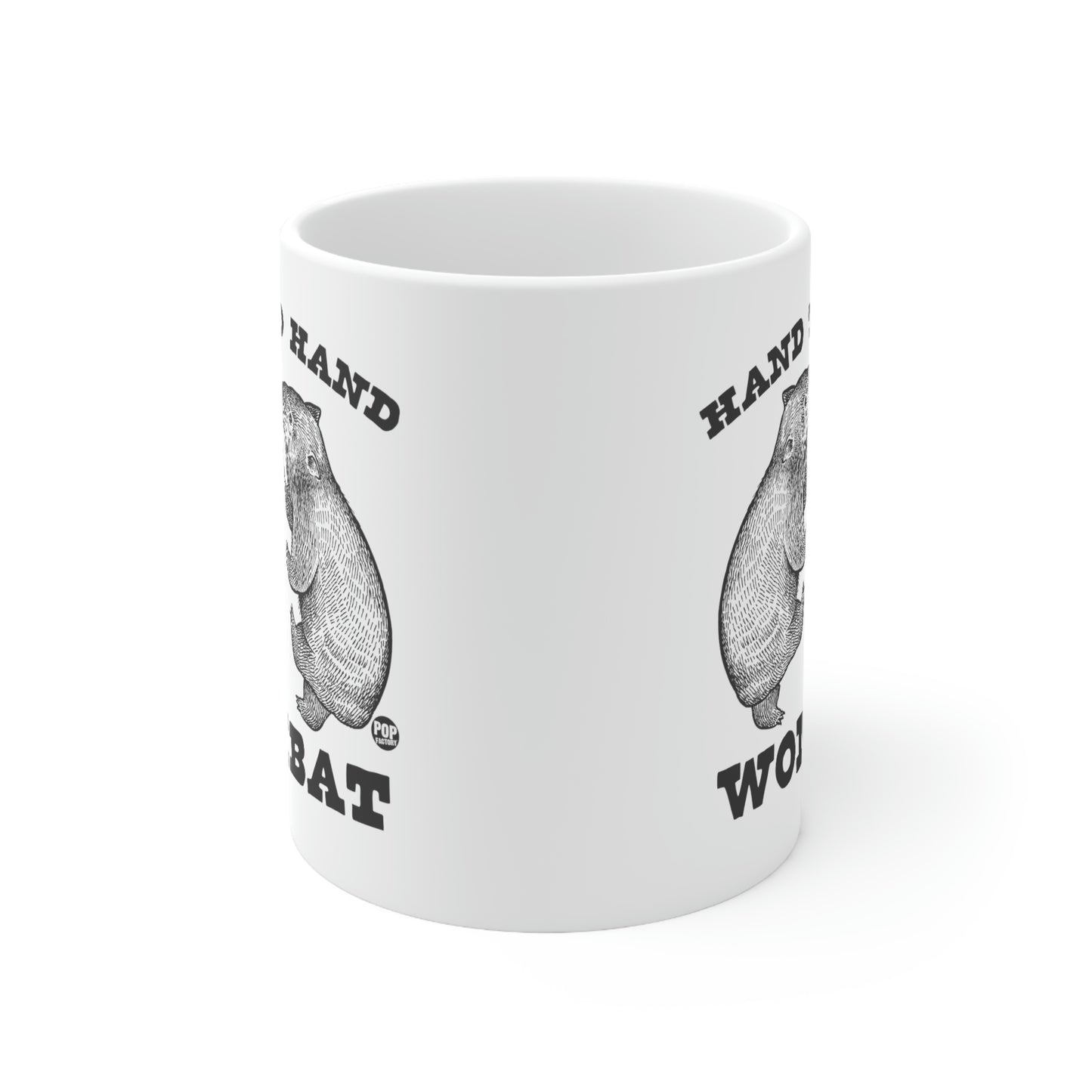 HAND TO HAND WOMBAT COFFEE MUG