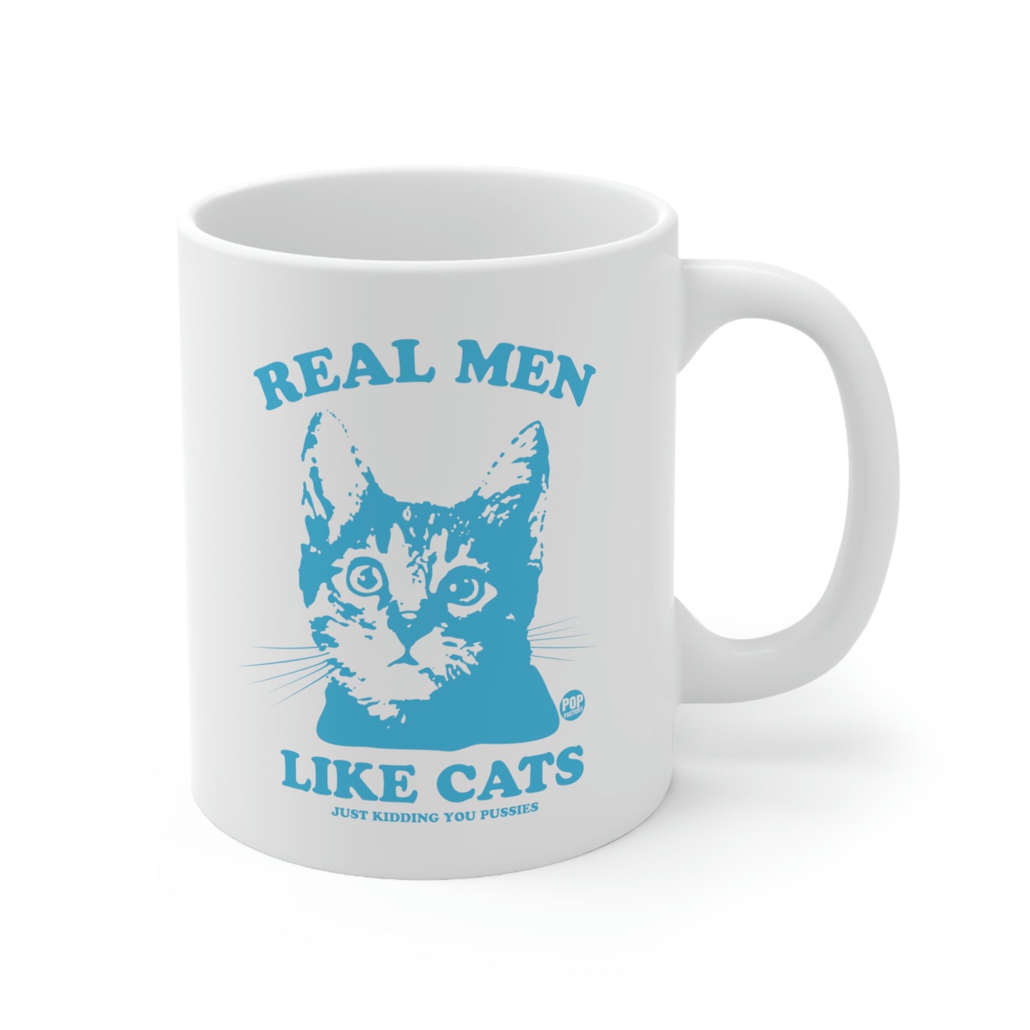Real Men Like Cats Mug