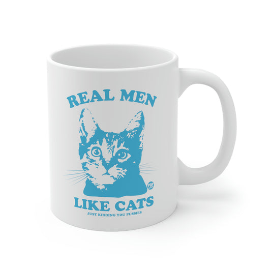 Real Men Like Cats Mug